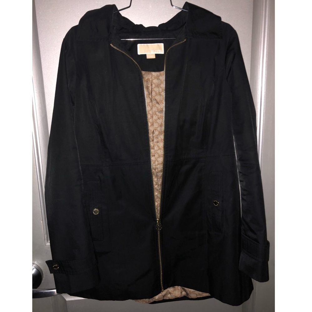 Michael Kors Hooded Rain Coat